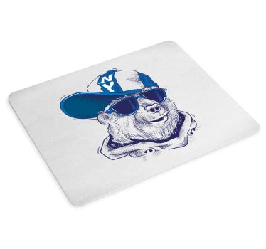 Original musmatta cool bear-karaktär - Tenstickers