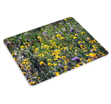 Original musmatta med livfullt blommönster - Tenstickers