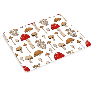 Original musmatta med charmigt svampmönster - Tenstickers