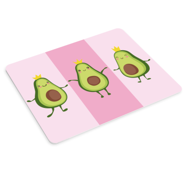 Original musmatta söta avokadokaraktärer - Tenstickers