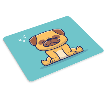 Tecknad sovande hund original musmatta - Tenstickers