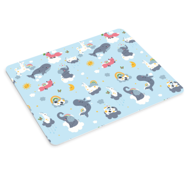 Mönster med gulliga djur original-mousepad - Tenstickers