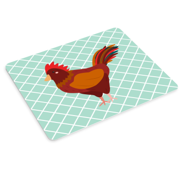 Tupp illustration original musmatta - Tenstickers