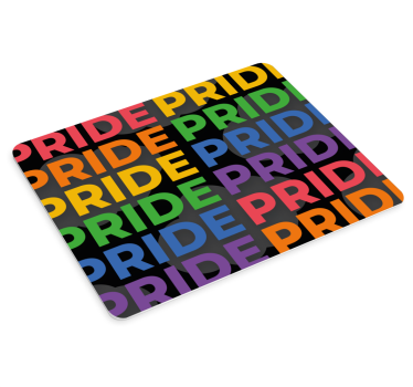 Pridemånadssymbol regnbåge original musmatta - Tenstickers