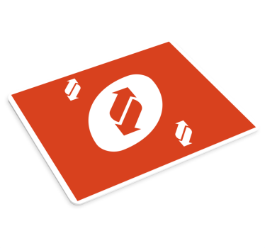 Fet cirkelsymbol original musmatta - Tenstickers