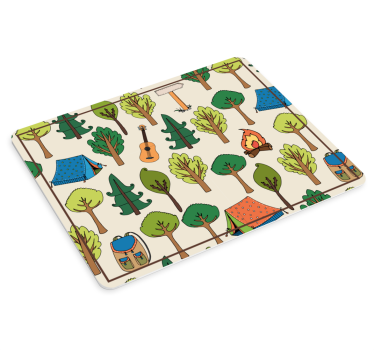 Camping scenens element original musmatta - Tenstickers