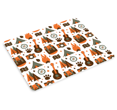 Original musmatta campingäventyr ikoner - Tenstickers