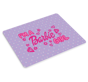 Im en barbieflickacitationsteckenmousepad med citationstecken - Tenstickers