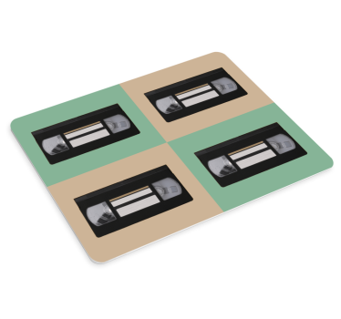 Original musmatta retro videokassetter - Tenstickers
