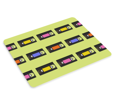 Original musmatta färgglada kassettupprepningar - Tenstickers