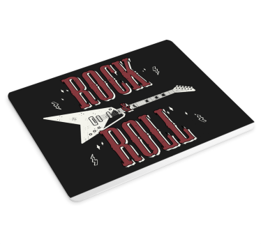 Rock n' roll med original musmatta för gitarrdesign - Tenstickers