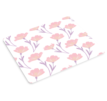 Minimalistisk original-mousepad för vilda blommor - Tenstickers