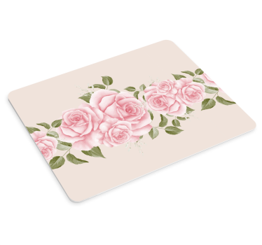 Original musmatta elegant rosarrangemang - Tenstickers