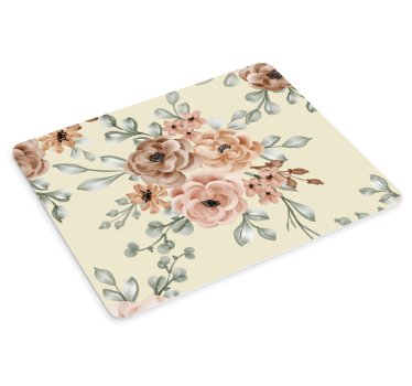 Romantisk stor original- mousepad för oljemålningrosor - Tenstickers