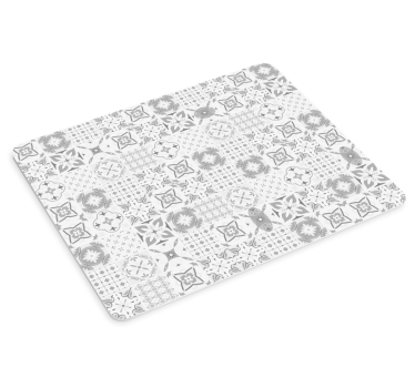 Grå "beatrice" original-mousepad - Tenstickers