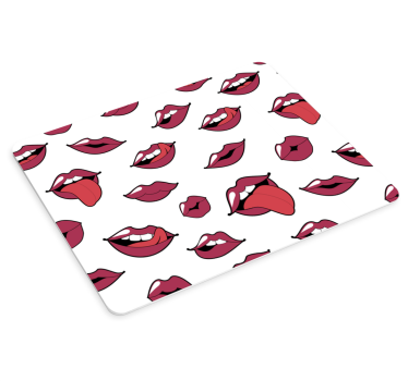 Original musmatta lekfulla läppmönster - Tenstickers
