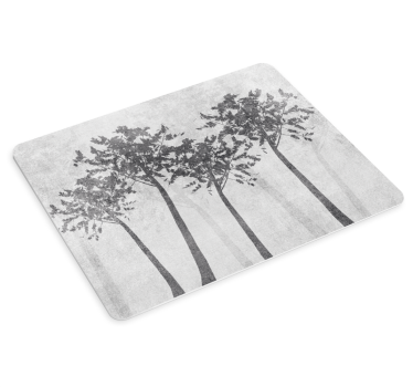 Skandinaviskt stilträd skuggar original- mousepad - Tenstickers