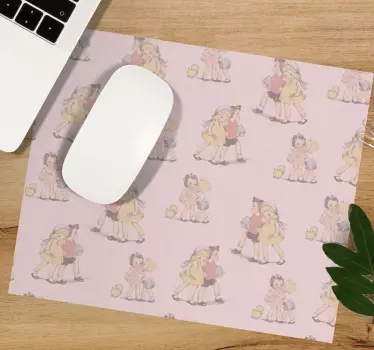 Barndomsvänner mönster original musmatta - Tenstickers