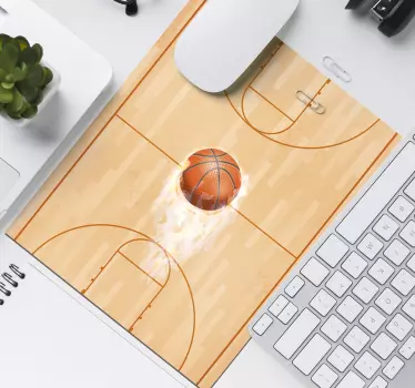 Basketplan domstol original vinyl musmatta - Tenstickers