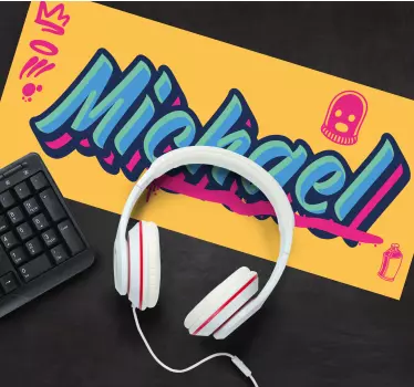 Dope stil graffiti design anpassade musmattor - Tenstickers