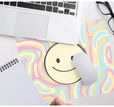 Färgglada slipsfärgsmygfärgor originalmousepad - Tenstickers