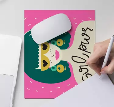 Feministisk original vinyl musmatta - Tenstickers