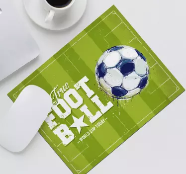 Fotboll original vinyl musmatta - Tenstickers