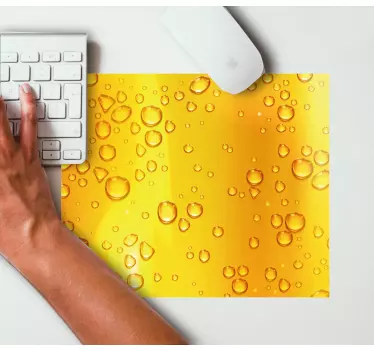 Glas öl originalmusmatta - Tenstickers