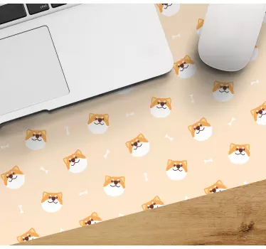 Gullig doggo ansikte original musmatta - Tenstickers
