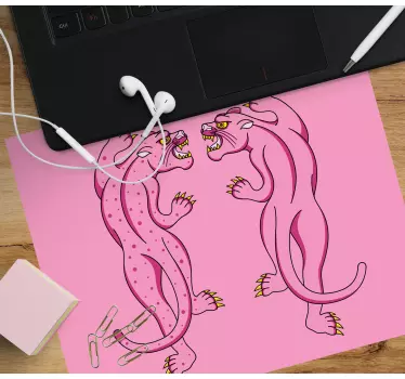 Konfrontera rosa pantrar original musmatta - Tenstickers