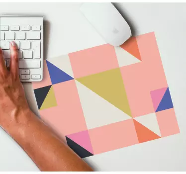 Konst geometriskt mönster original musmatta - Tenstickers