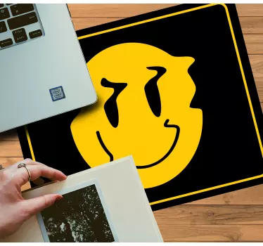 Leende gul ikon original musmatta - Tenstickers
