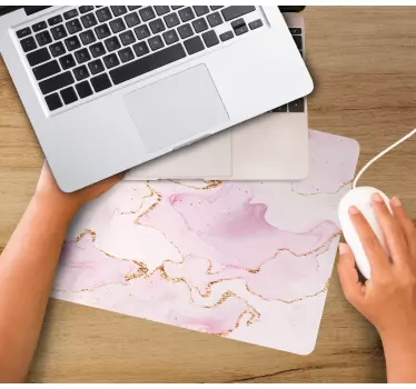 Musmatta i rosa guldmarmor - Tenstickers
