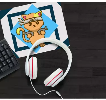 Ninja katt original musmatta - Tenstickers