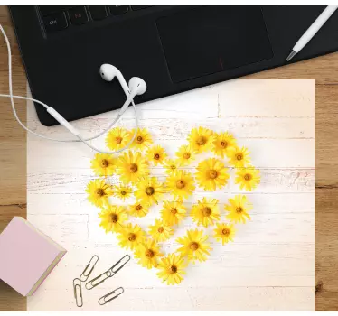 Original musmatta blomsterhjärtarrangemang - Tenstickers