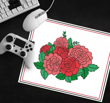 Original musmatta djärv blommor arrangemang - Tenstickers