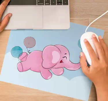 Original musmatta lekfull elefant ballong - Tenstickers