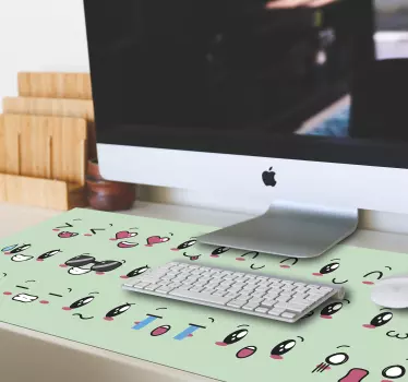 Original musmatta med ansikten och uttryck - Tenstickers