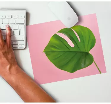 Original musmatta monstera blad accent - Tenstickers
