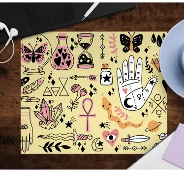 Original musmatta mystiska symboler kollektion - Tenstickers