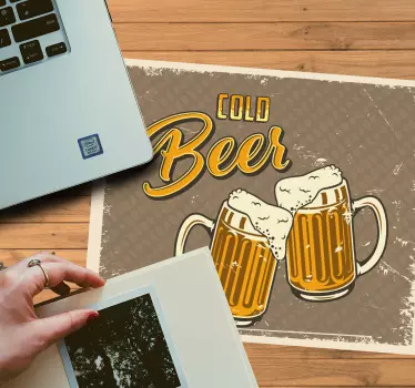 Original musmatta ölseger grafik - Tenstickers