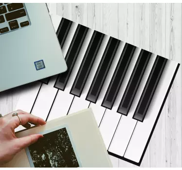 Original musmatta piano tangenter konst - Tenstickers
