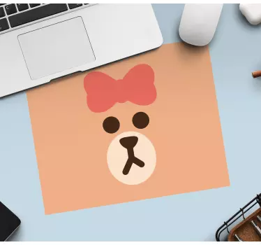 Original musmatta söt björnfans ansikte - Tenstickers
