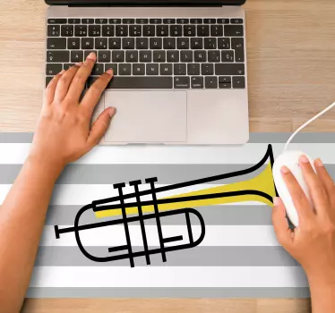 Original musmatta stiligt mässingsinstrument - Tenstickers