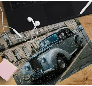 Original musmatta vintage bilsnapshot - Tenstickers