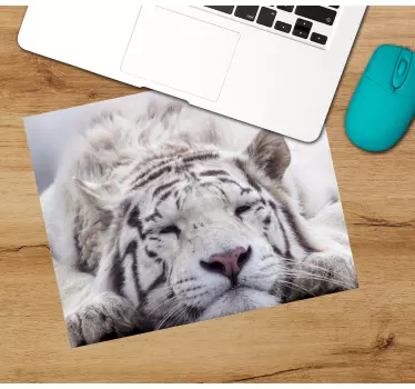 Original musmatta vit tiger vila - Tenstickers