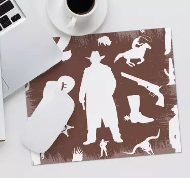 Original musmatta western silhuetter kollektion - Tenstickers