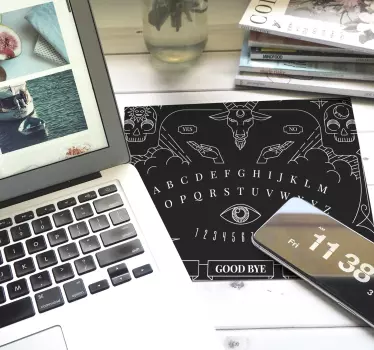 Ouija ombord originalmusmatta - Tenstickers