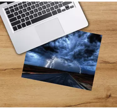 Väg- och blixt originalmousepad - Tenstickers