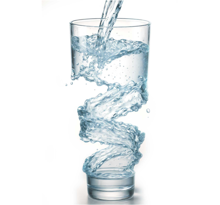 Ett glas vatten Rullgardin kök - Tenstickers